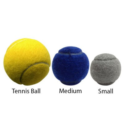 Large (Tennis Ball Size) Furniture Balls - Grey - 20 Count